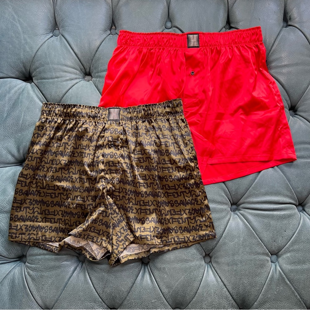 Savage X Fenty Silk Boxer Shorts